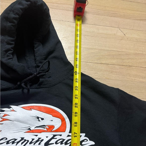 Harley-Davidson Black Hoodie with Eagle Graphic mens size small - Picture 6 of 7